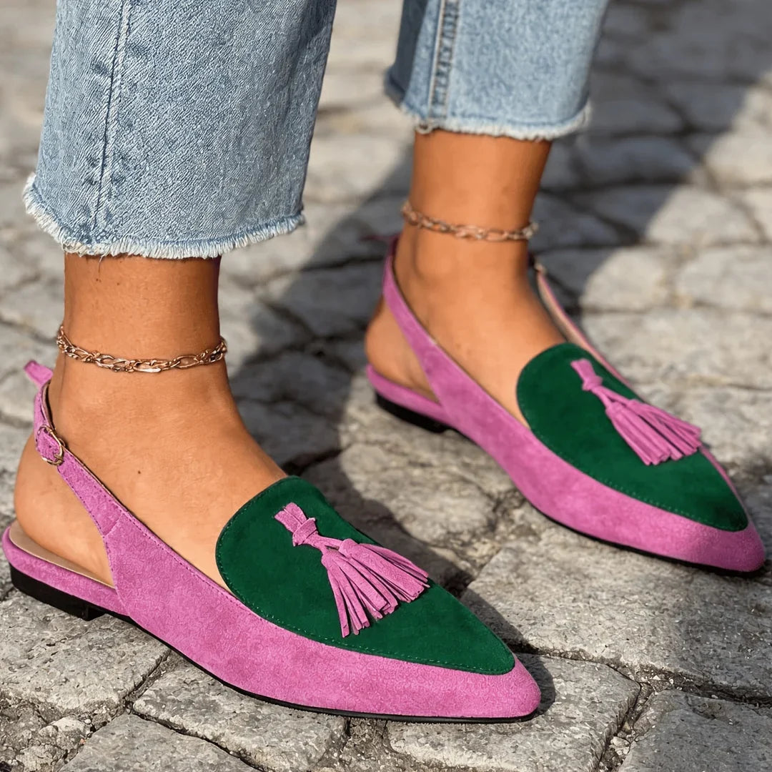 MARISA | MULES APERTI SUL TALLONE CON NAPPE