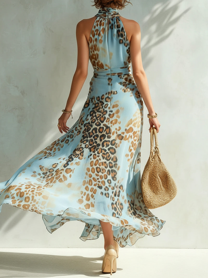 DANIELA | ABITO CON STAMPA ANIMALIER