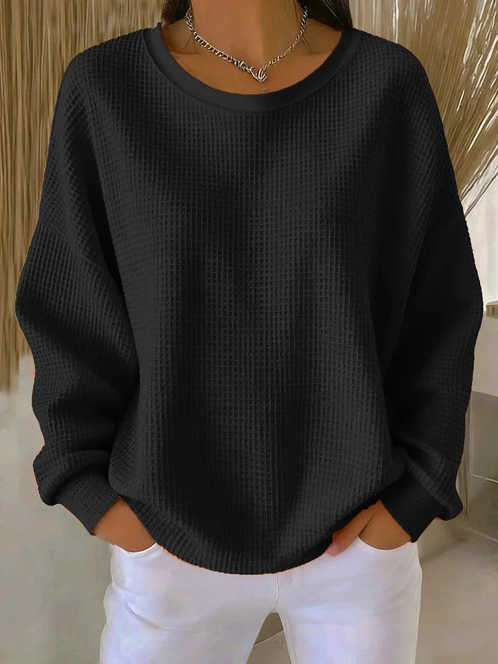 NURIA | MAGLIA GOFFRATA CLASSICA