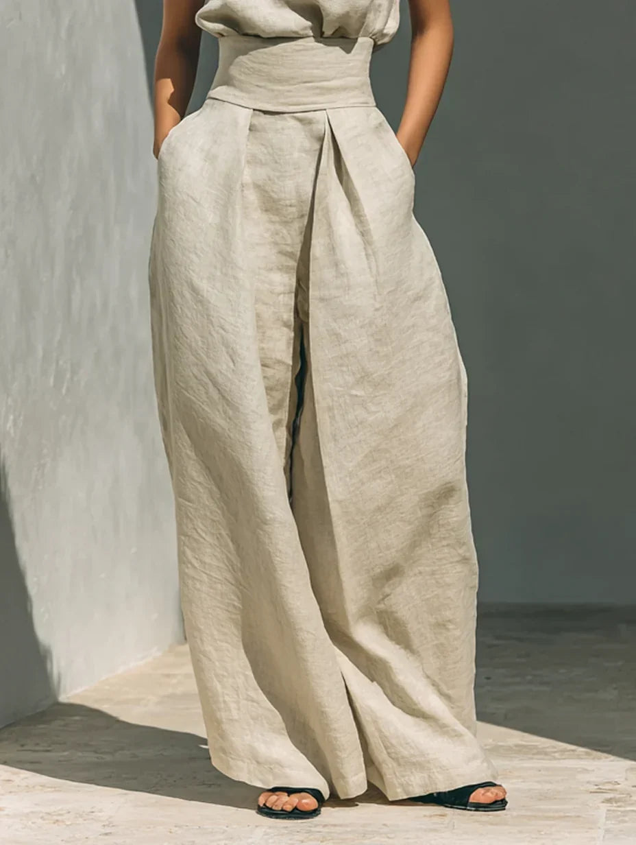 Joana | Completo elegante in cotone e lino