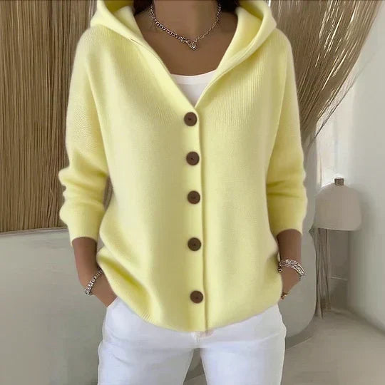 ROCÍO | GIACCA A MAGLIA CON CAPPUCCIO
