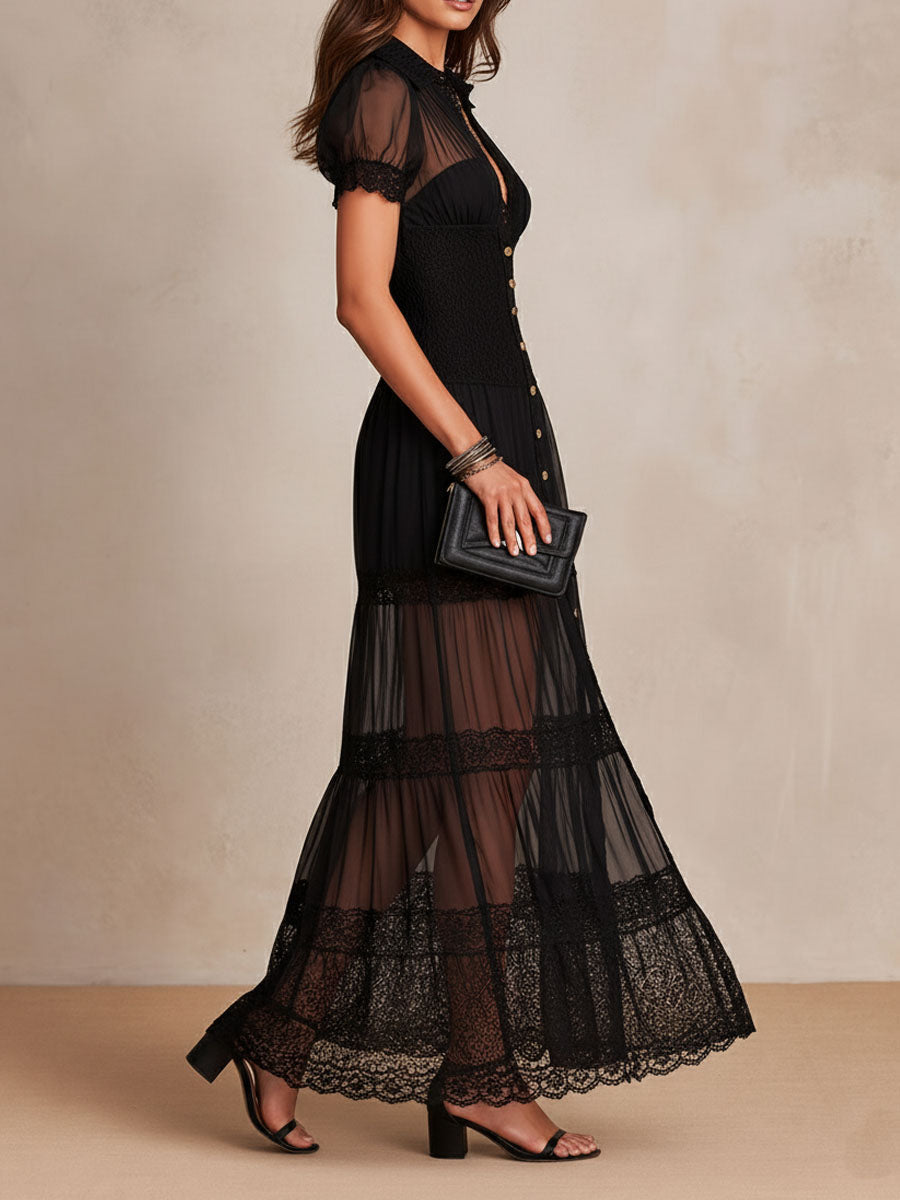 JULIETTE | LONG LACE DRESS