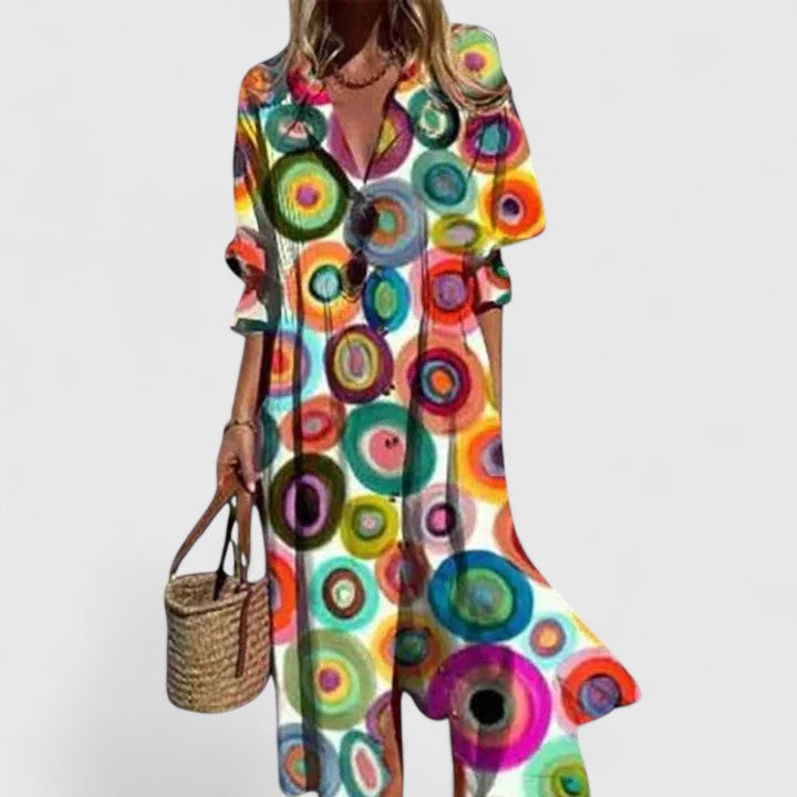 VIONA | VESTITO BOHO ELEGANTE