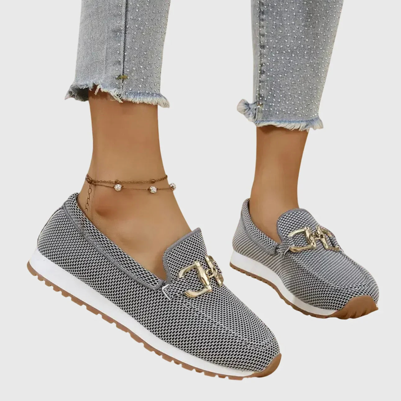 CHIARA | SCARPE DA GINNASTICA TIPO MOCASSINO.