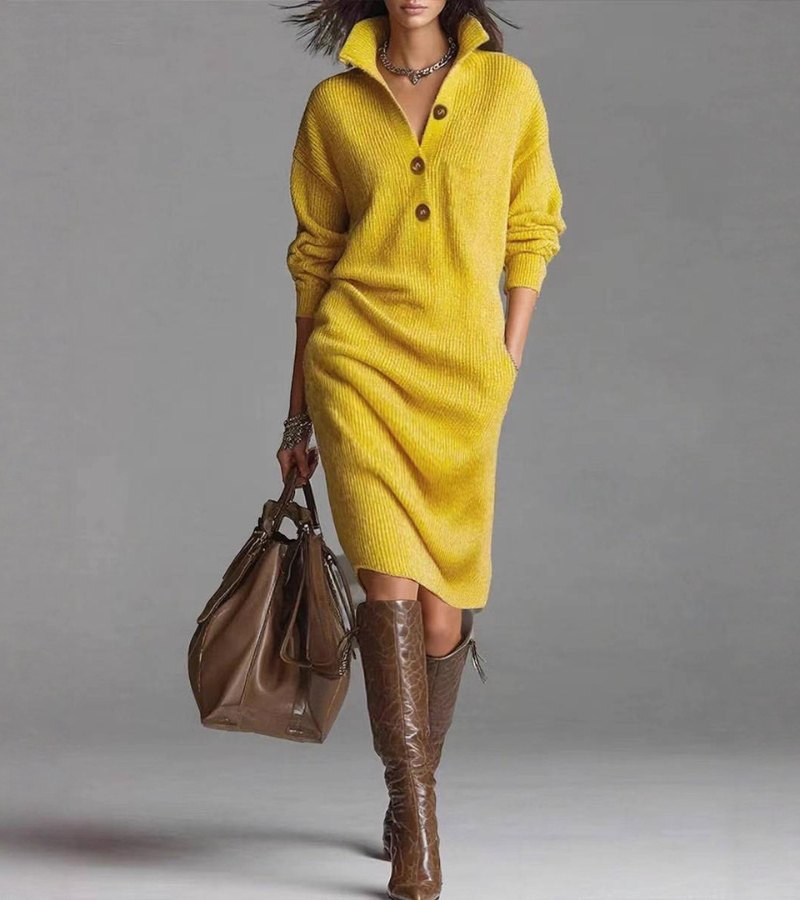 DAMARIS | VESTITO IN MAGLIA CALDO, ELEGANTE E COMODO
