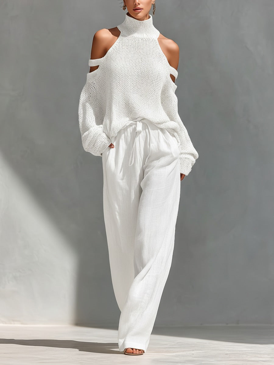 CAMILLA • SET MODA IN MAGLIA E LINO