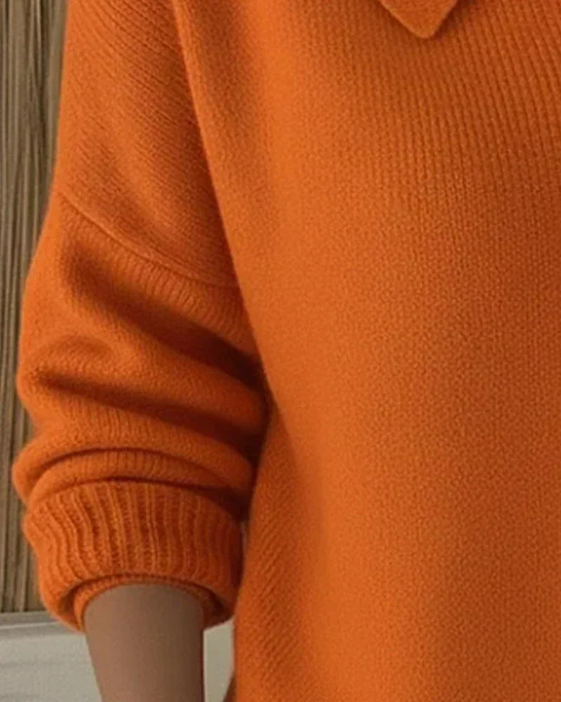 VEGA | GIACCA A MAGLIA CON COLLETTO DA CAMICIA