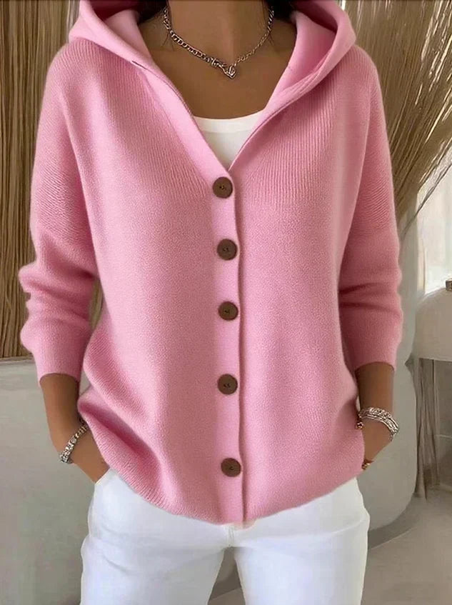ROCÍO | GIACCA A MAGLIA CON CAPPUCCIO