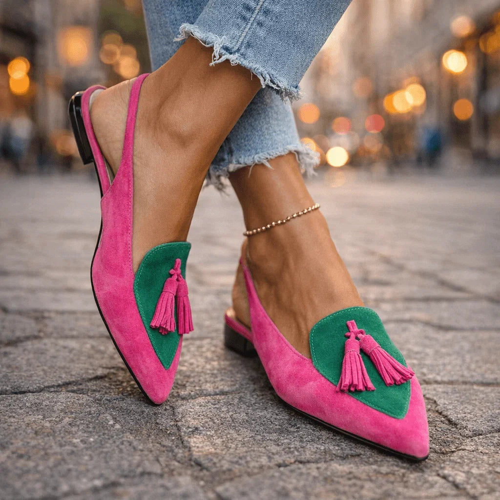 ELLY | SANDALI SENZA TALLONE CON NAPPE