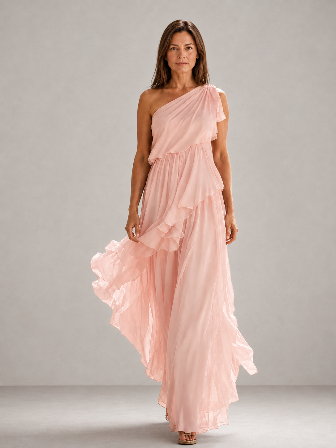 SCARLETT | MAXI MONOSPALLA CON BALZE