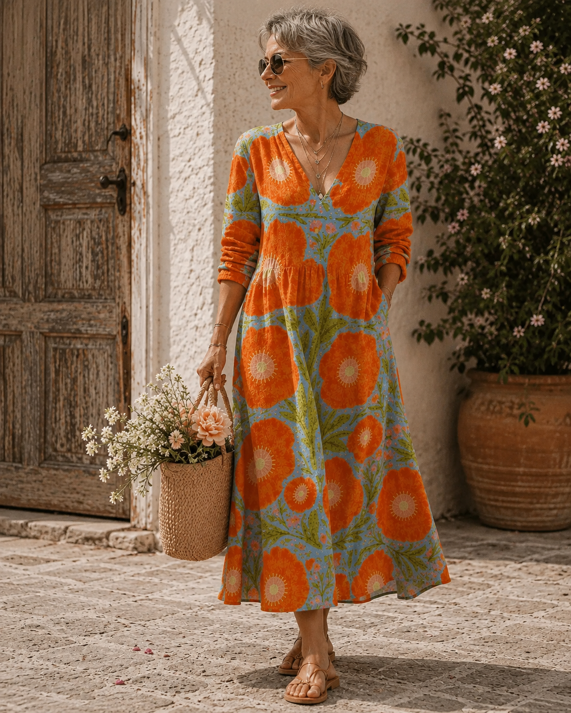 ALICE | ABITO LUNGO SUNSET BLOOM
