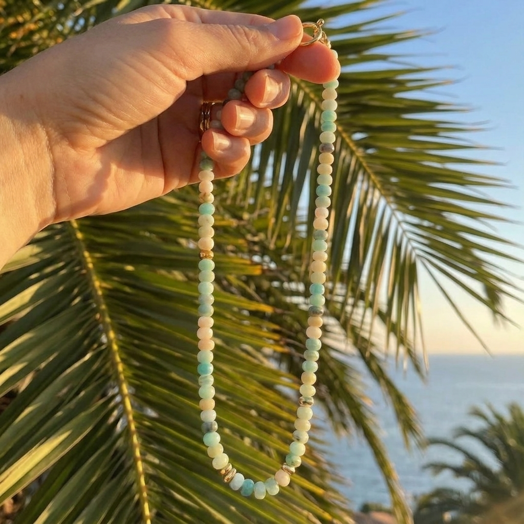 COLLANA DELICATA DI PERLINE