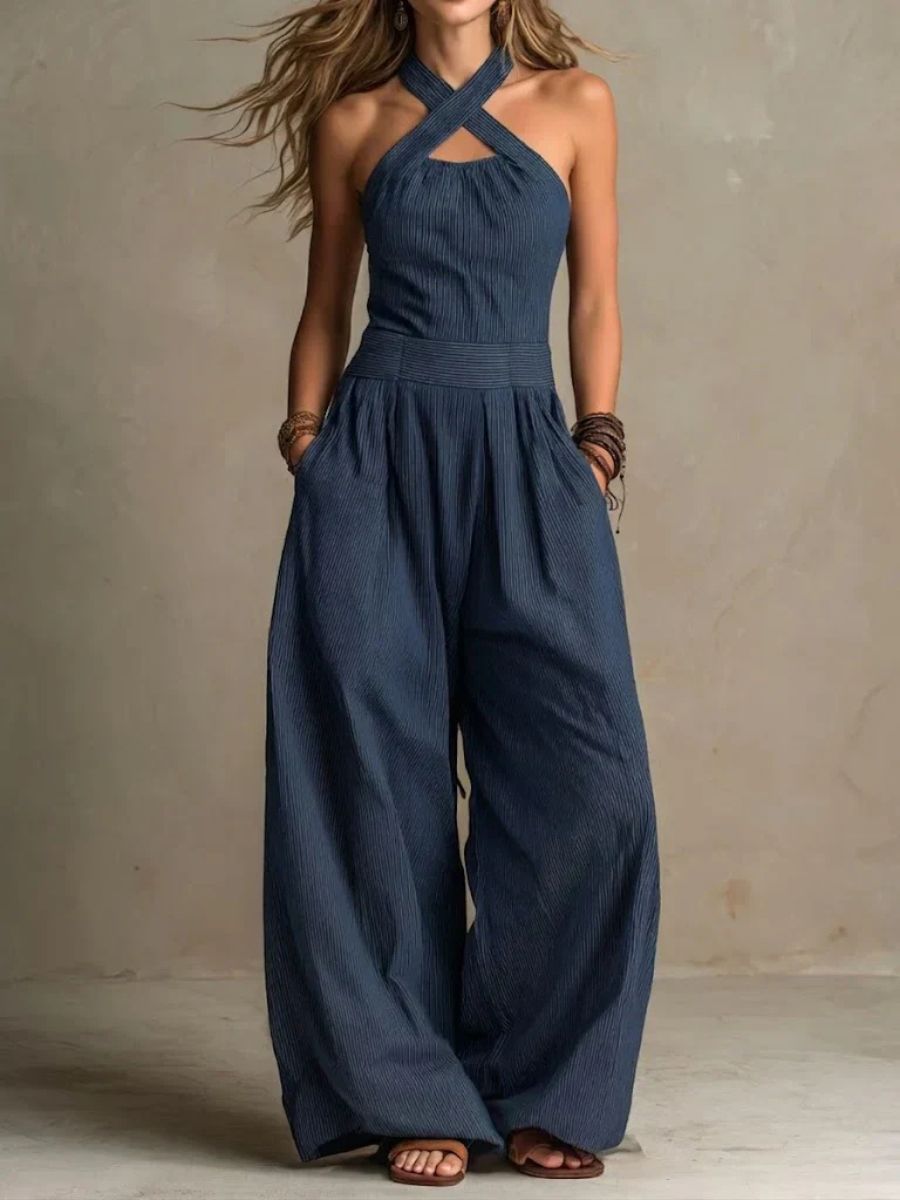 MARIANA | TUTA ELEGANTE CON SCOLLO A INCROCIO