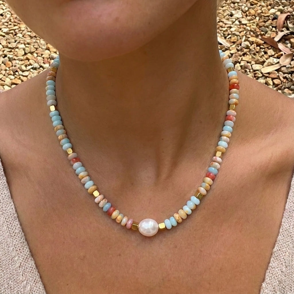 COLLANA DI PERLE ESTIVA
