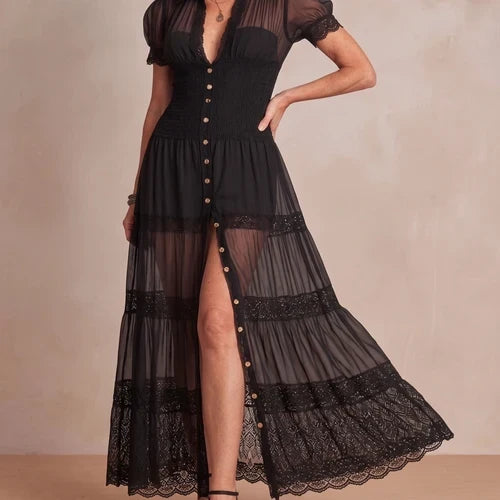 SOPHIA | MAXI IN PIZZO TRASPARENTE
