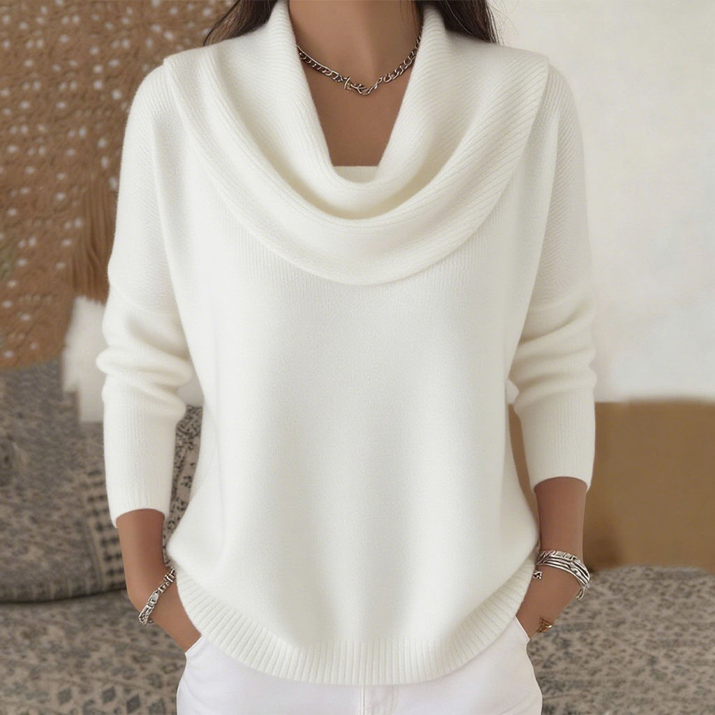 JULIA | JERSEY CON COLLO DRAPPEGGIATO