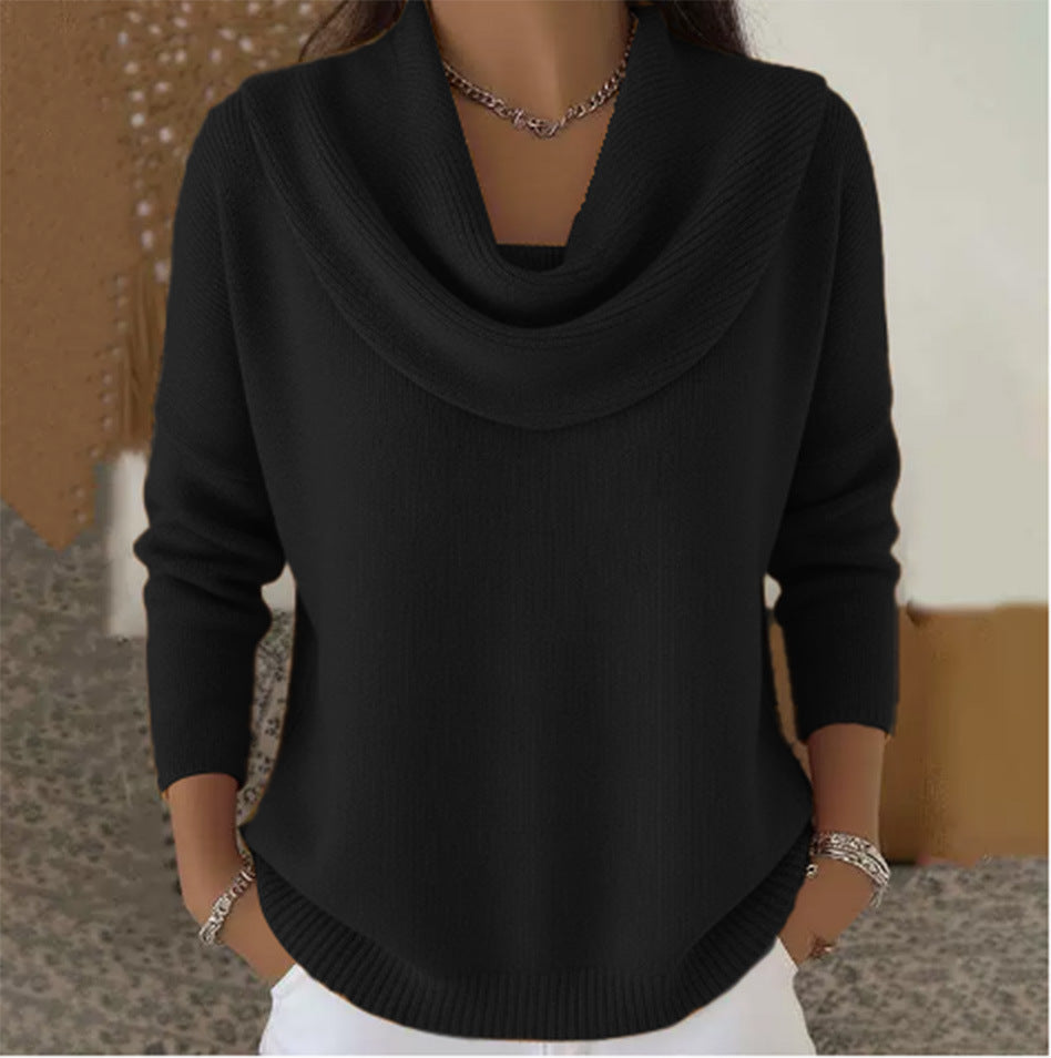 JULIA | JERSEY CON COLLO DRAPPEGGIATO