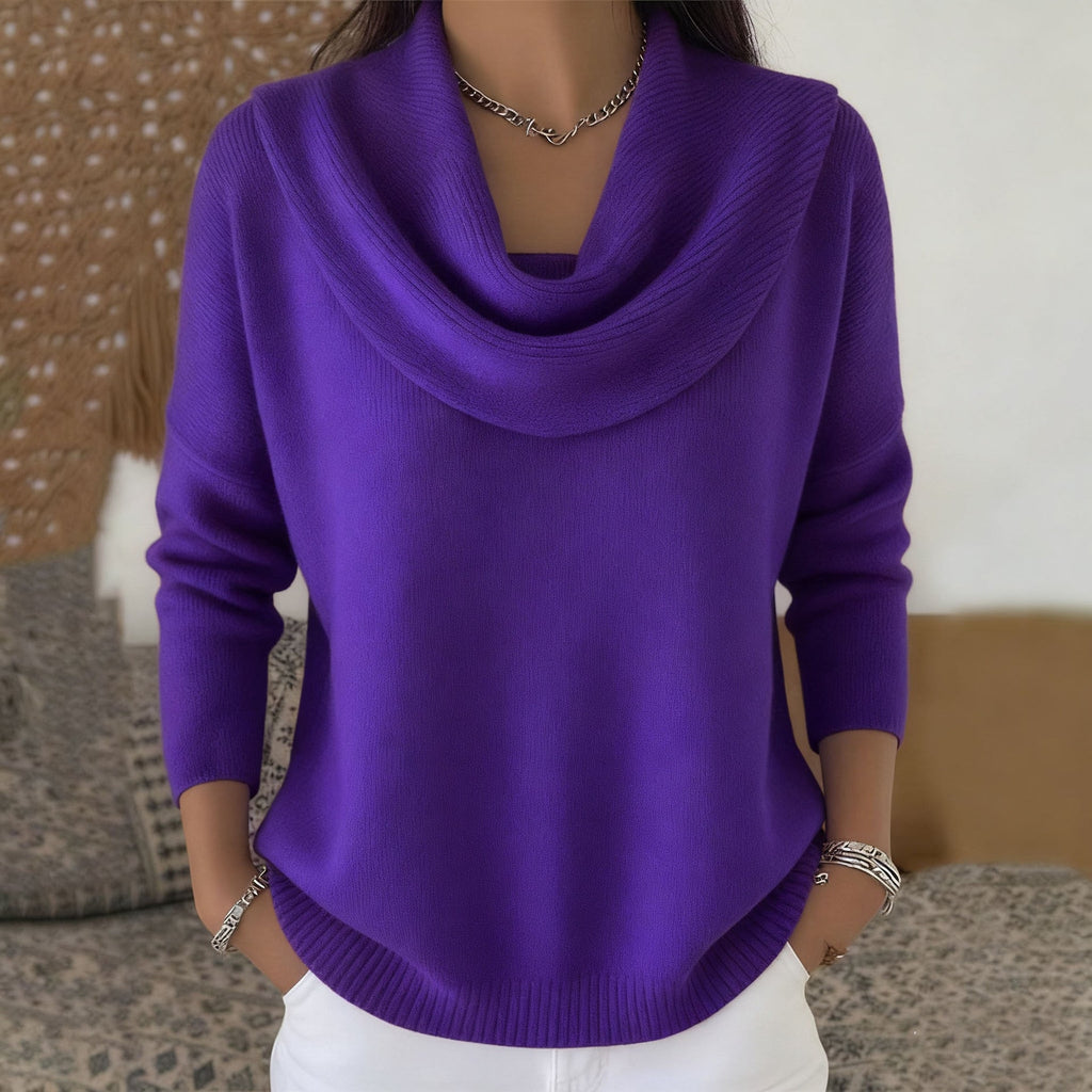 JULIA | JERSEY CON COLLO DRAPPEGGIATO