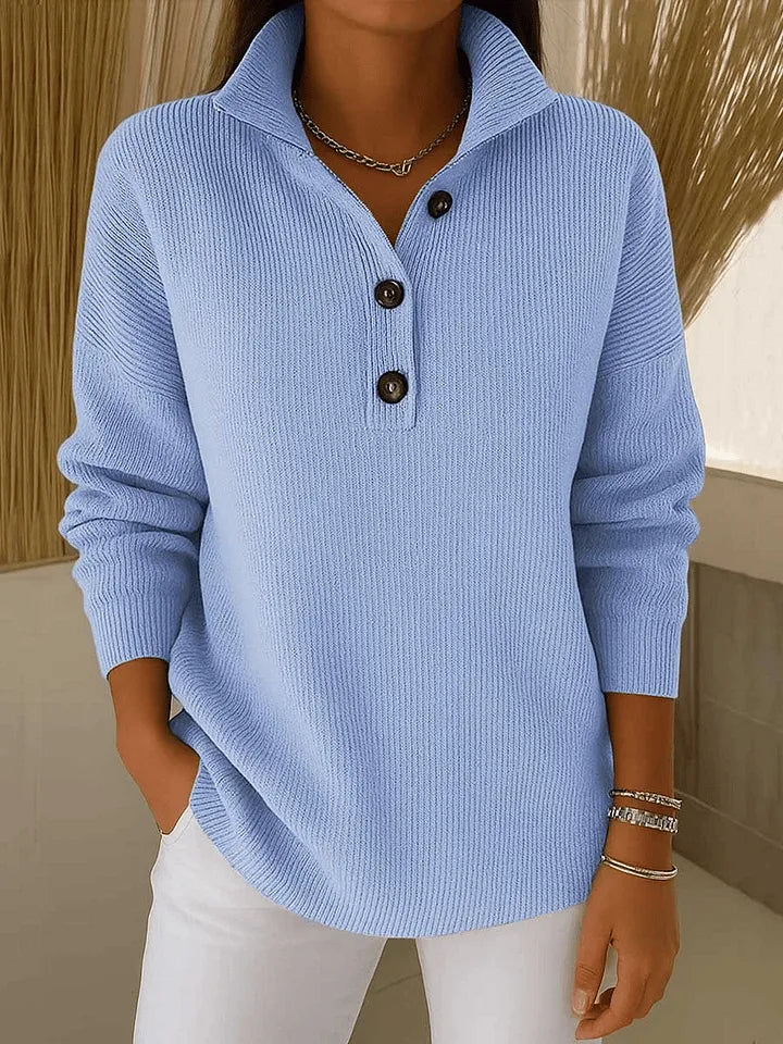 AMPARO | POLO IN JERSEY CON SCOLLO A V