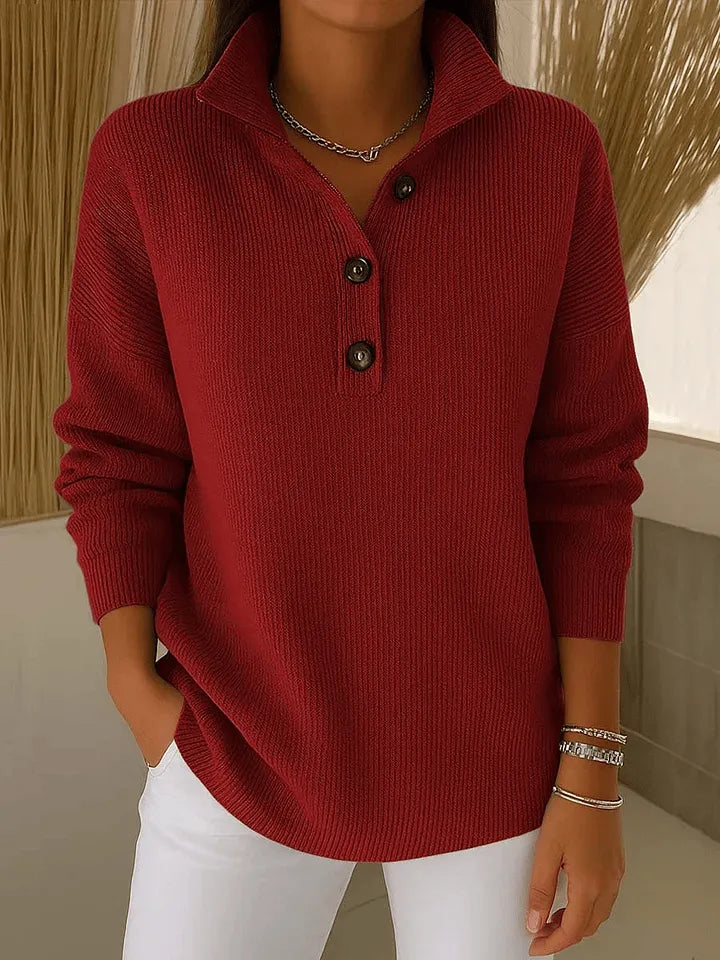 AMPARO | POLO IN JERSEY CON SCOLLO A V