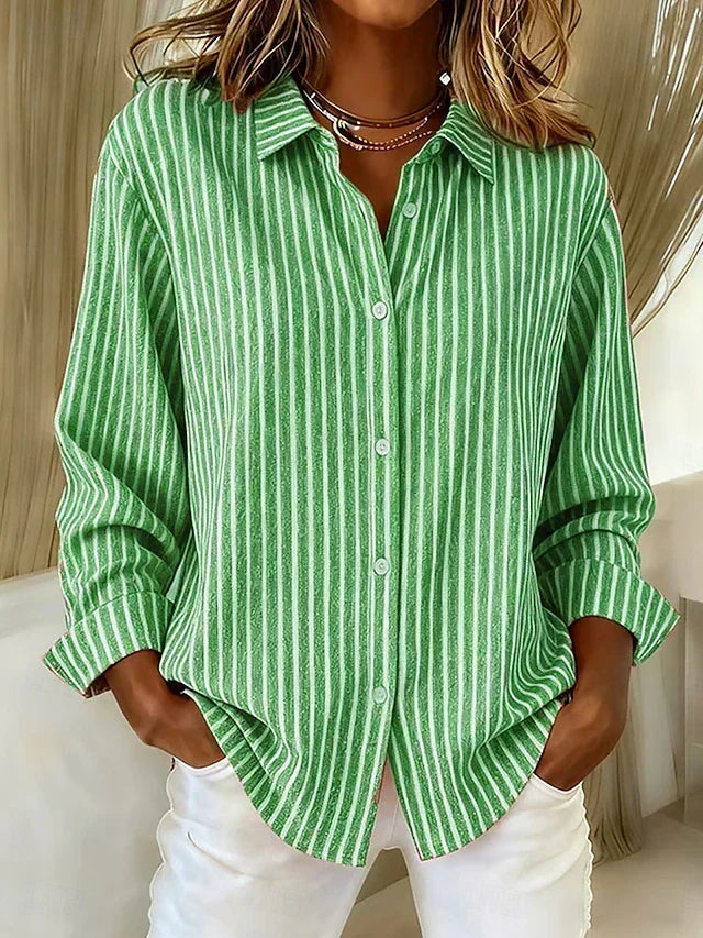 JIMENA | CAMICIA A RIGHE CON BOTTONI