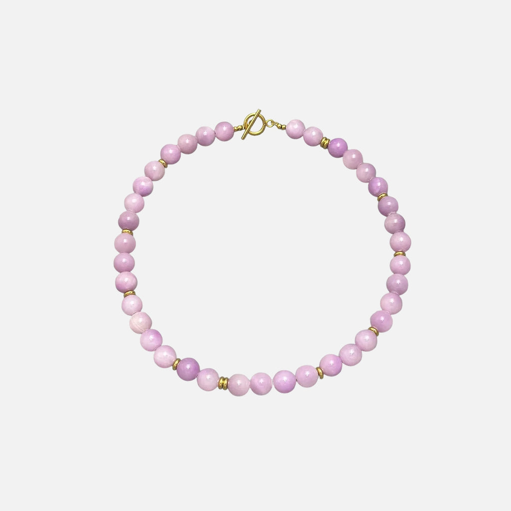 COLLANA GIROCOLLO CON PERLINE E CHIUSURA A PERNO