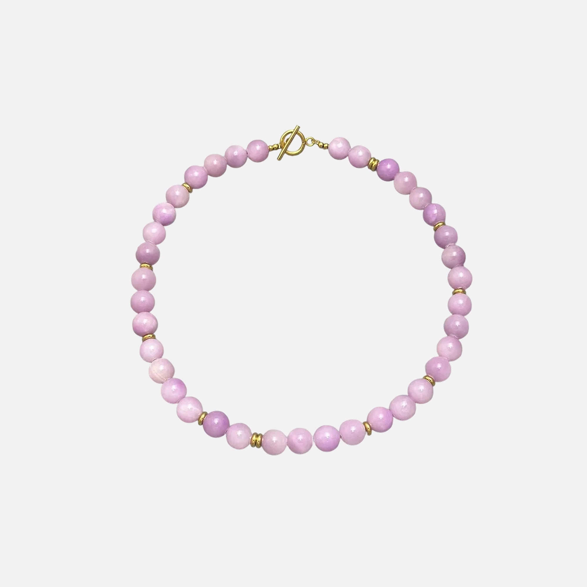 COLLANA GIROCOLLO CON PERLINE E CHIUSURA A PERNO