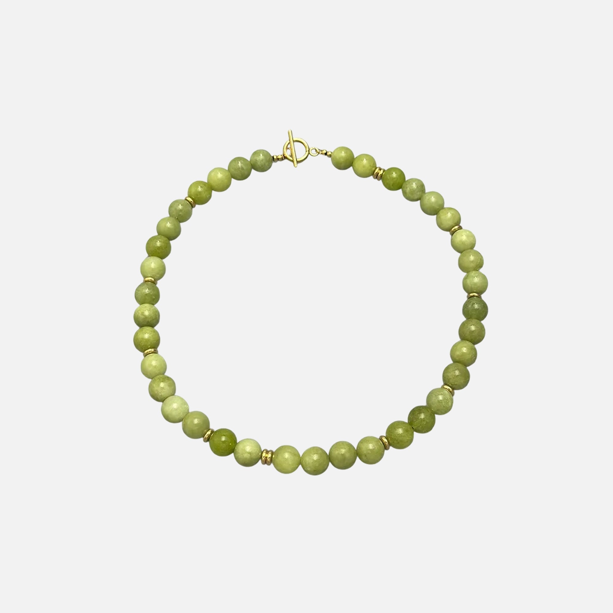 COLLANA GIROCOLLO CON PERLINE E CHIUSURA A PERNO
