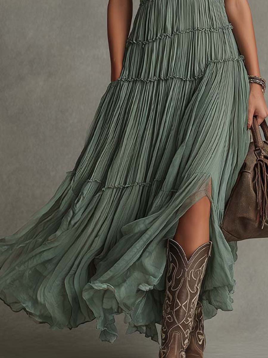 AVA | MAXI CON SCOLLO A V RACCOLTO