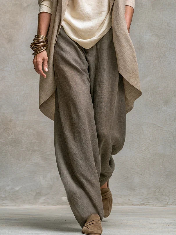 COSTANZA | SET DA TRE PEZZI CON PANTALONI PALAZZO