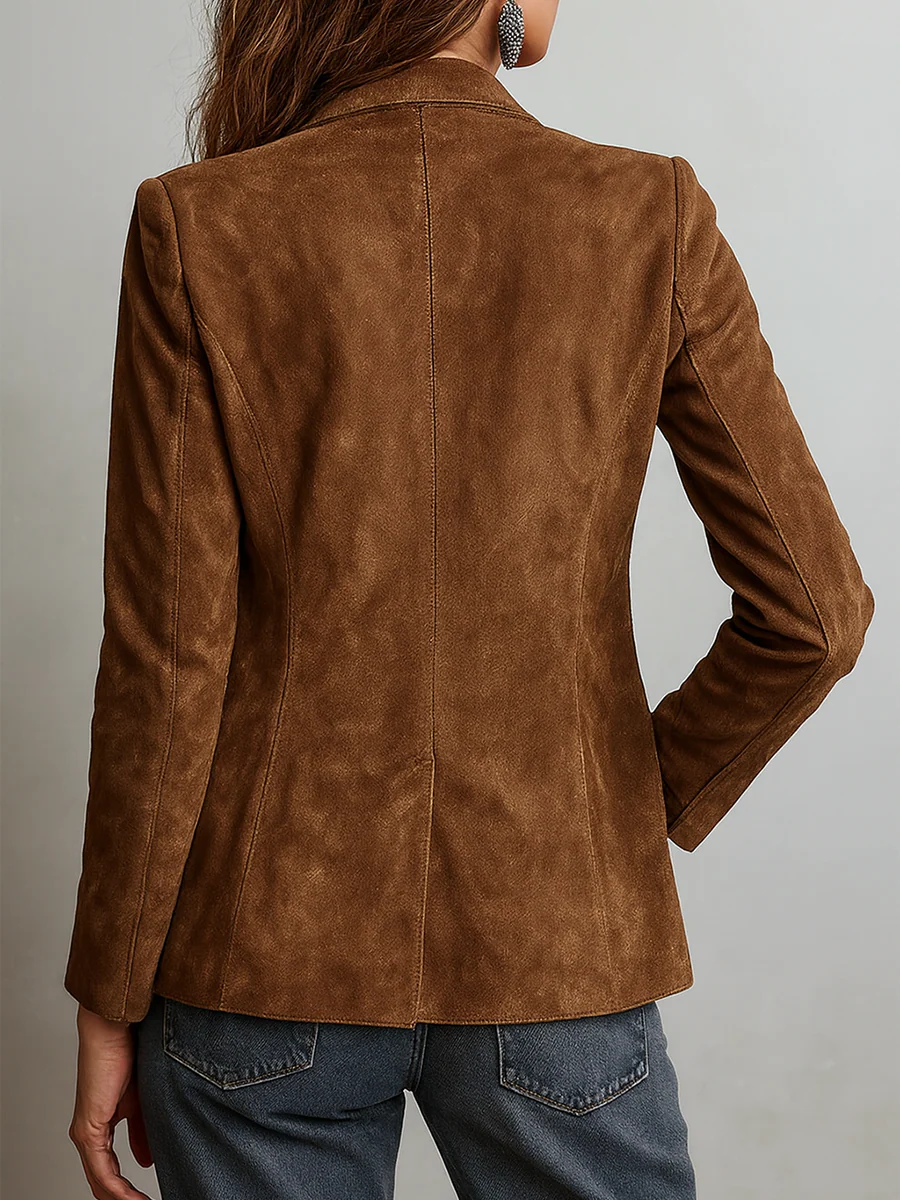 MARCELLE | BLAZER VINTAGE MARRONE