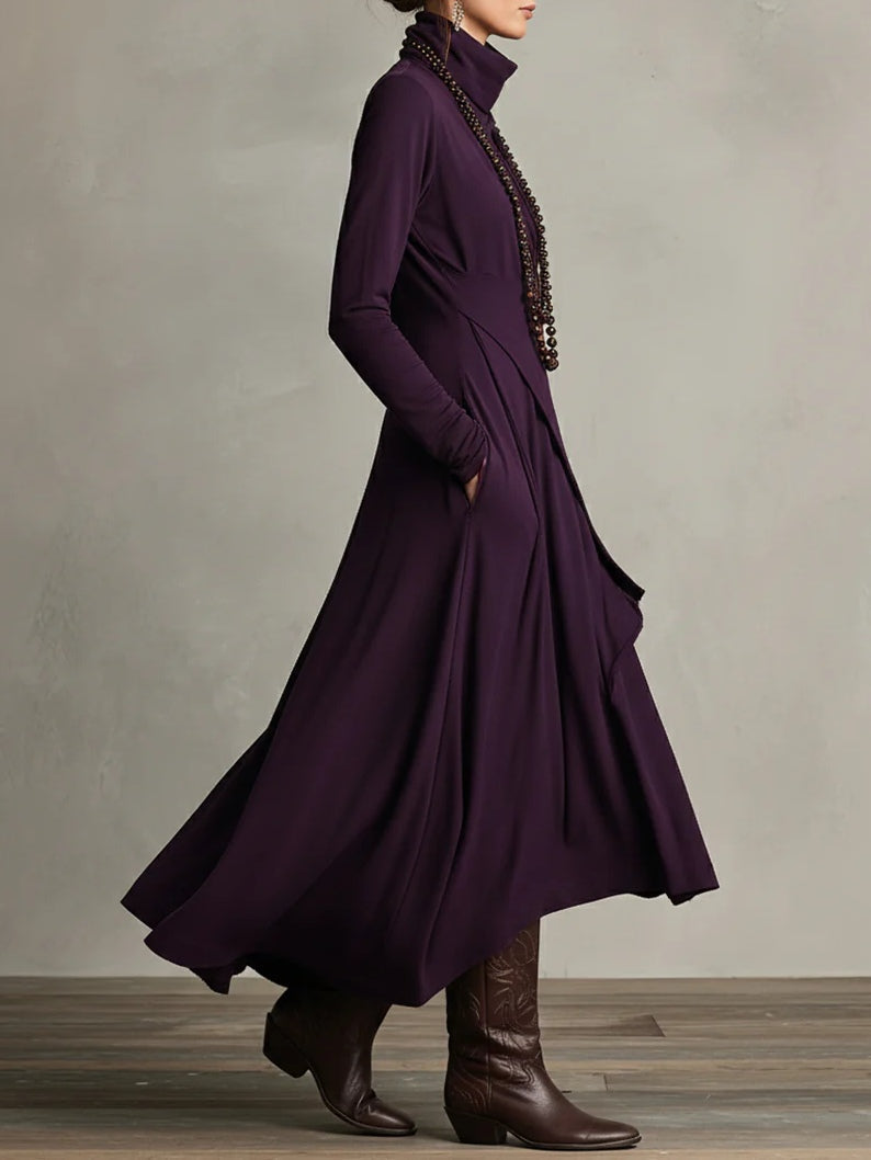 ARIELLE | ABITO CAMICIA VINTAGE ASIMMETRICO