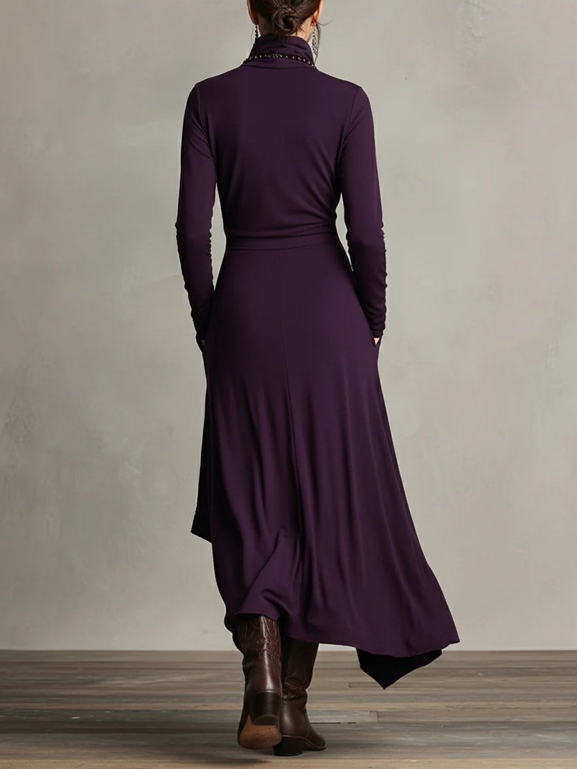 ARIELLE | ABITO CAMICIA VINTAGE ASIMMETRICO