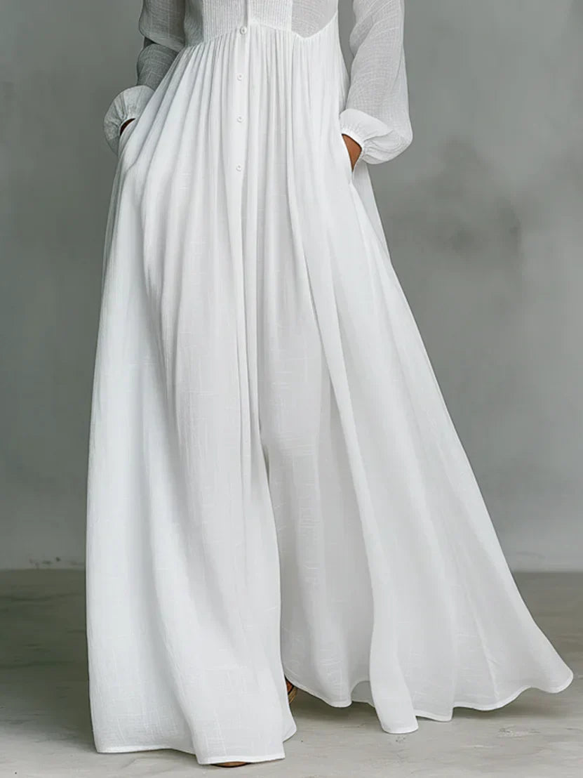 ALMA | VESTITO MAXI SENZA TEMPO CON SCOLLO ELEGANTE