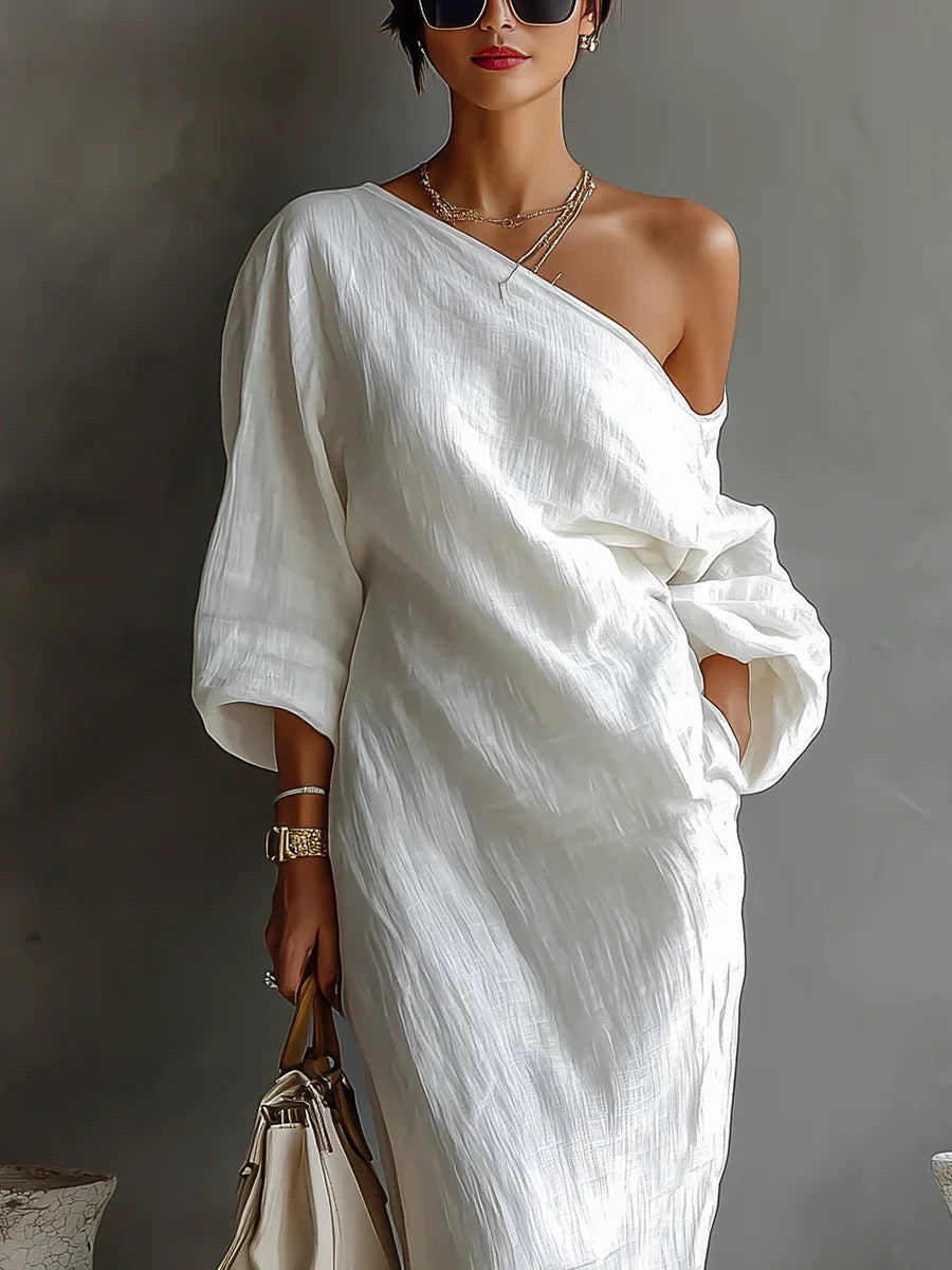 ALONDRA | ABITO ELEGANTE DAL DESIGN ASIMMETRICO