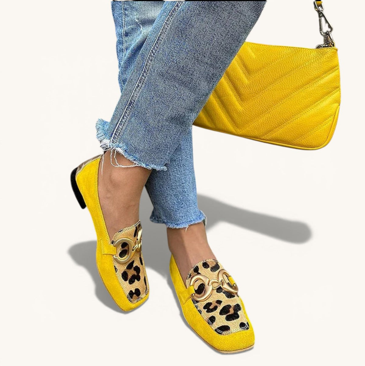 ANA MILAGROS | MOCASSINI CON STAMPA ANIMALIER