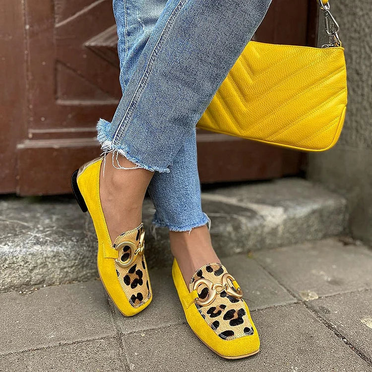 ANA MILAGROS | MOCASSINI CON STAMPA ANIMALIER