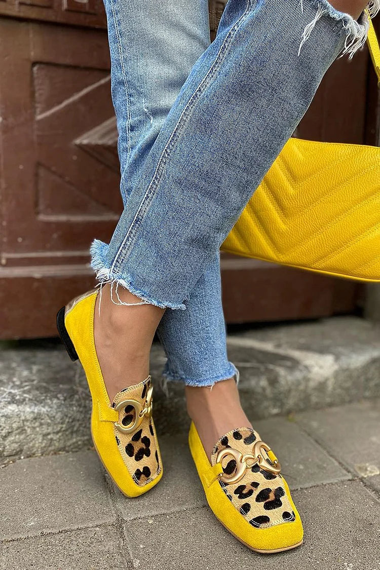 ANA MILAGROS | MOCASSINI CON STAMPA ANIMALIER