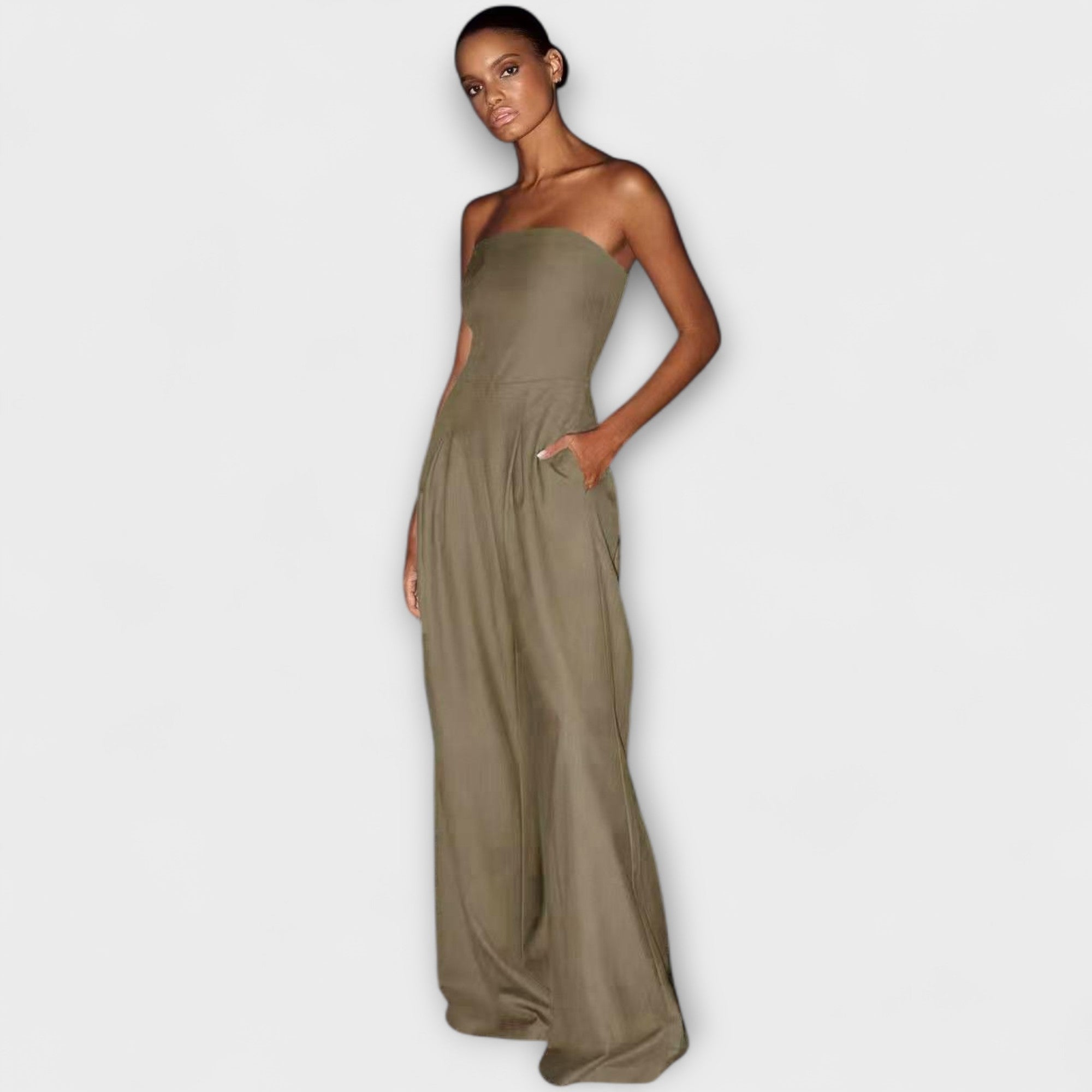 KIORA | ELEGANTE TUTA SENZA SPALLINE
