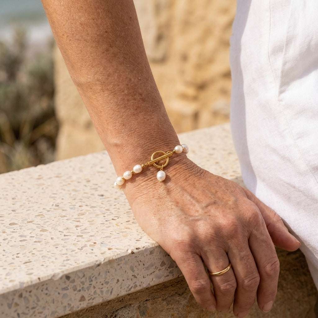 BRACCIALE DI PERLE CLASSICO