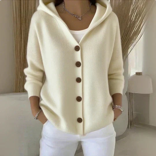ROCÍO | GIACCA A MAGLIA CON CAPPUCCIO
