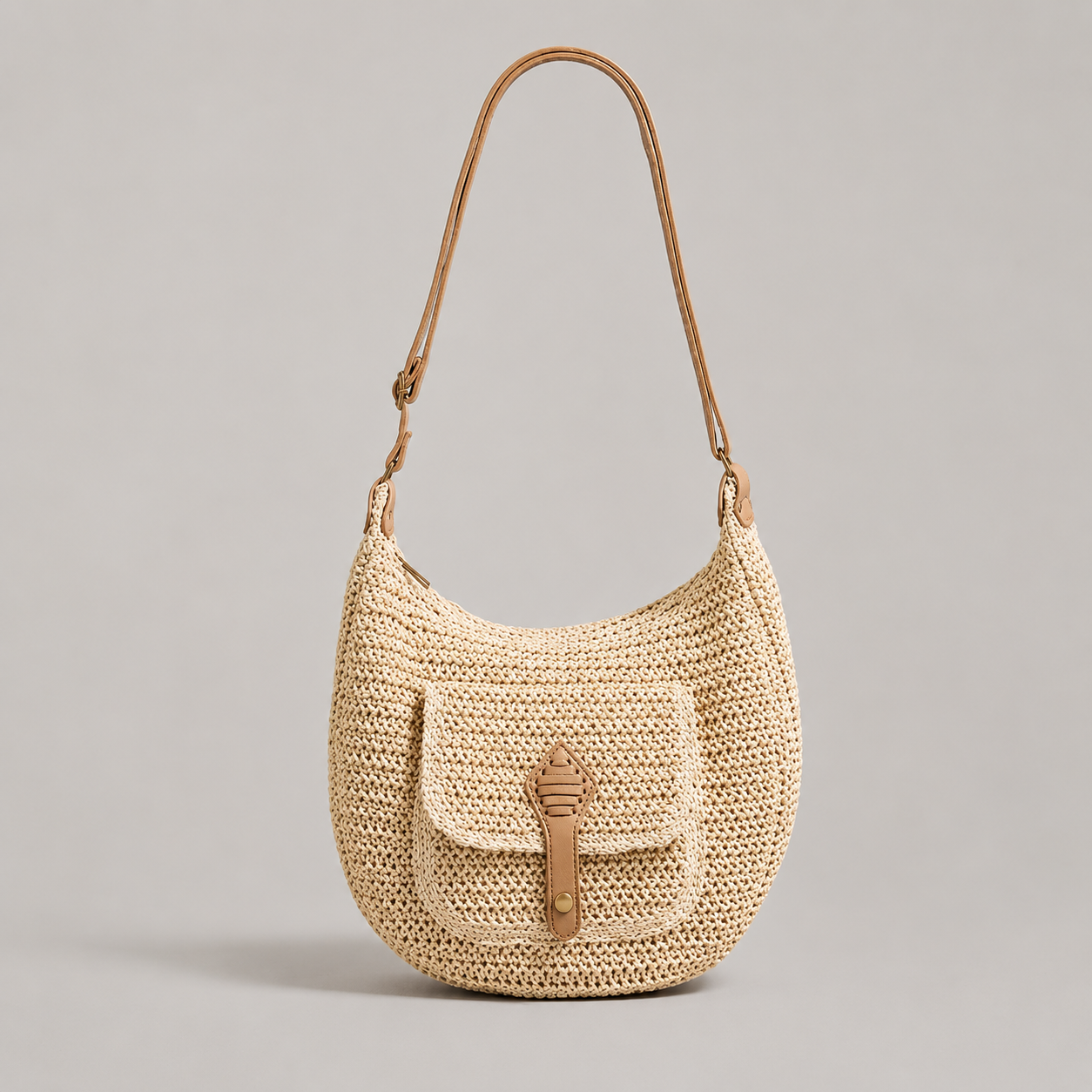 SIENNA | BORSA A SPALLA INTRECCIATA PER USO QUOTIDIANO