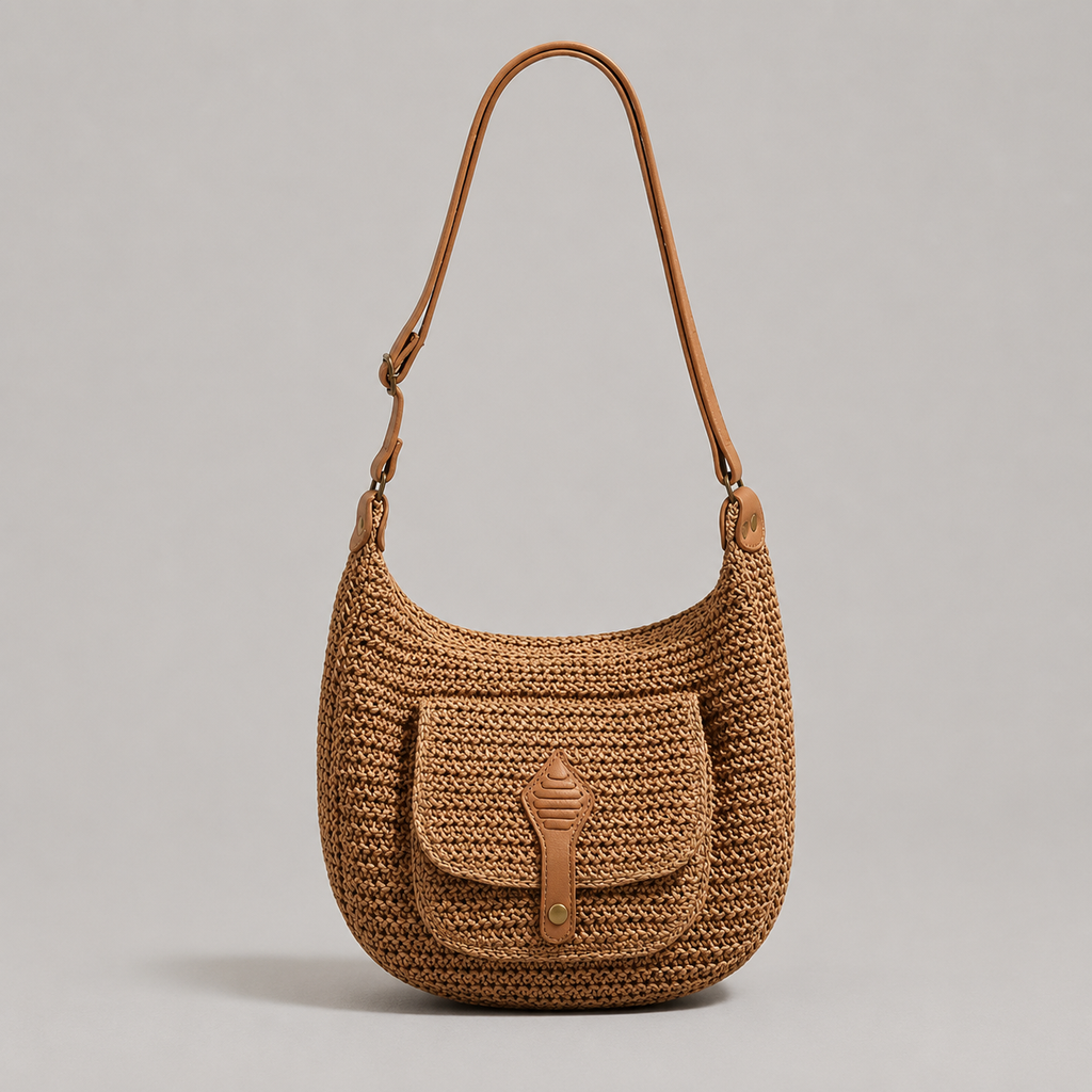 SIENNA | BORSA A SPALLA INTRECCIATA PER USO QUOTIDIANO