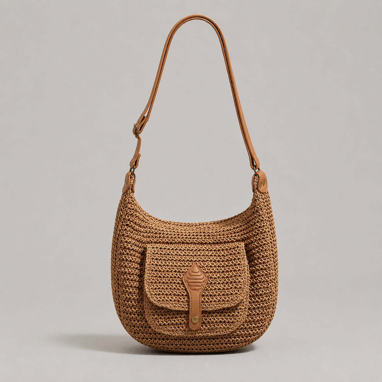SIENNA | BORSA A SPALLA INTRECCIATA PER USO QUOTIDIANO