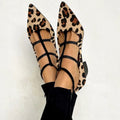 CARMEN LUZ | SCARPE CON TACCO E CINTURINO LEOPARDATO