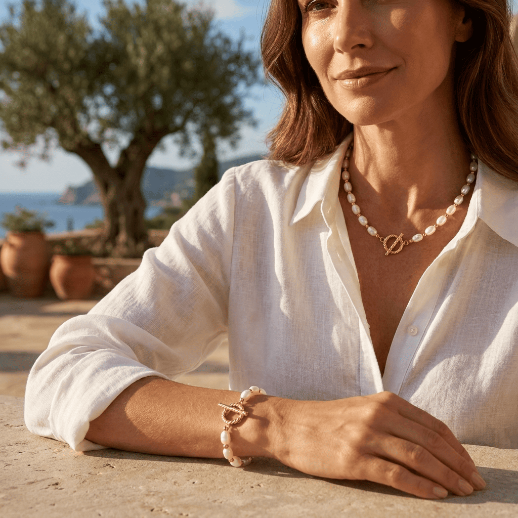 BRACCIALE BAGLIORE DI PERLE