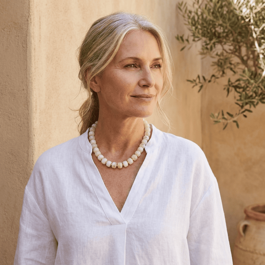 COLLANA DI PERLINE NATURALI