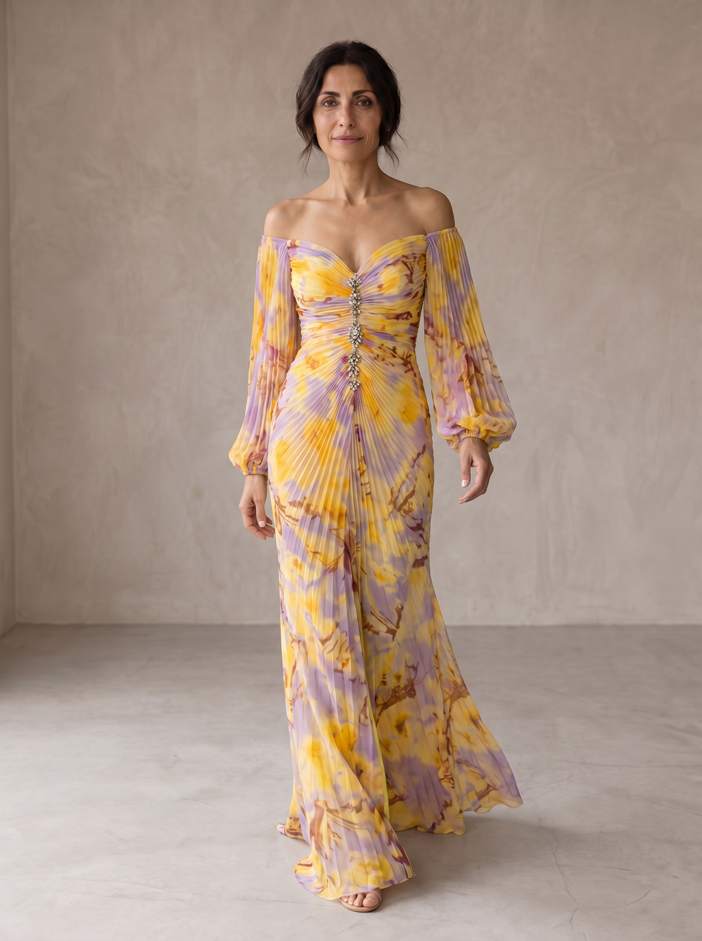 CELINE | ABITO FEMMINILE CON MOTIVO FLOREALE