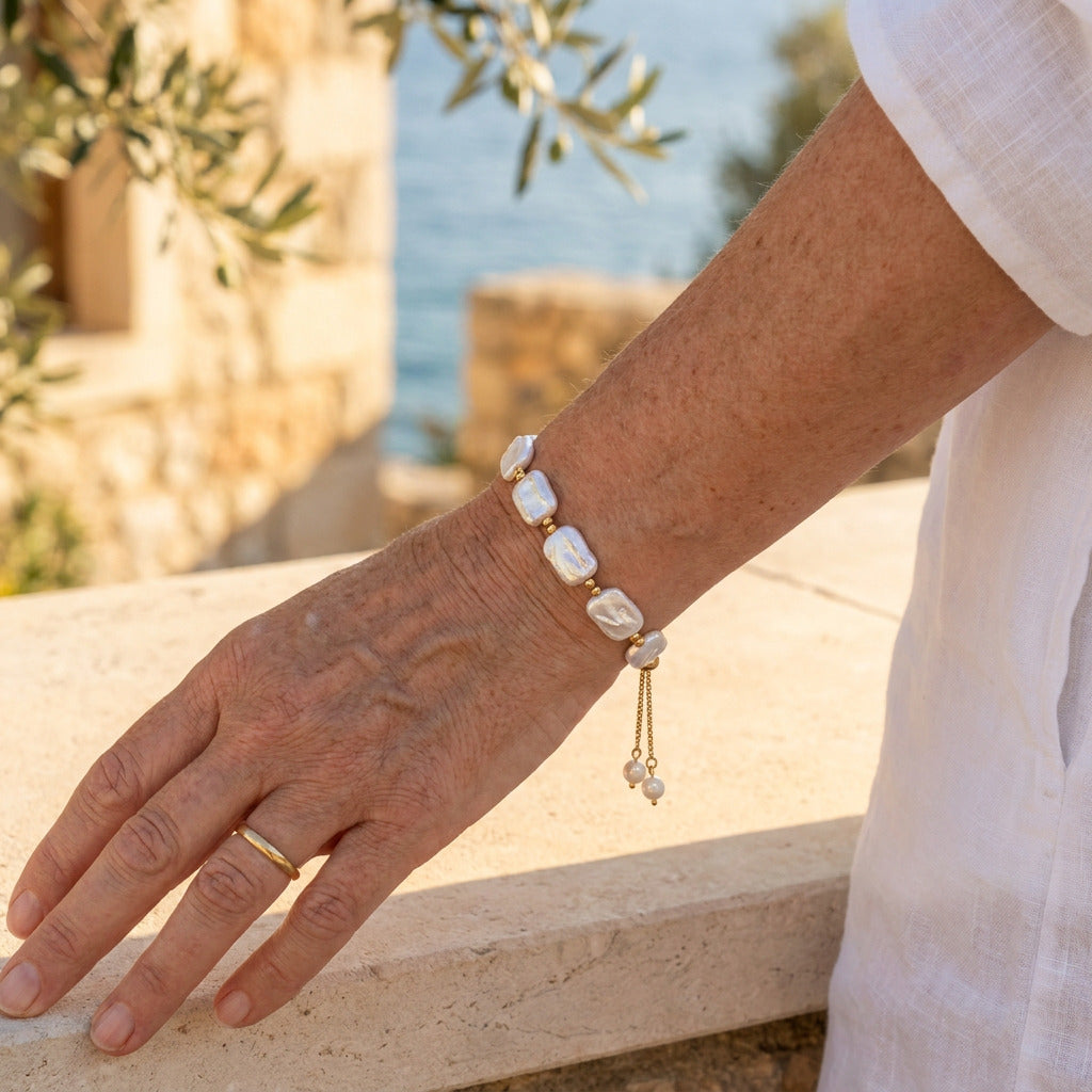 BRACCIALE DI PERLE