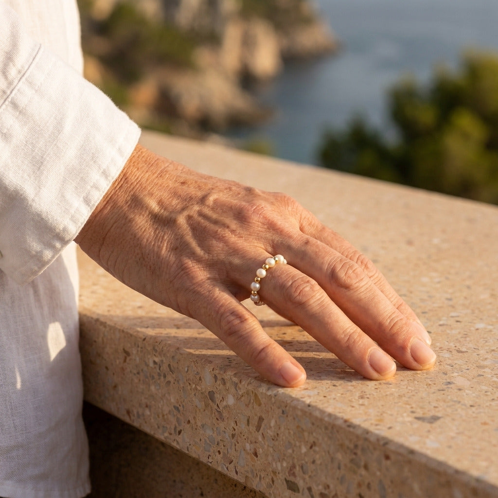 ANELLO DI PERLA CLASSICO